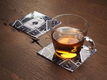 Drukowana podkładka pod szklankę 183811743